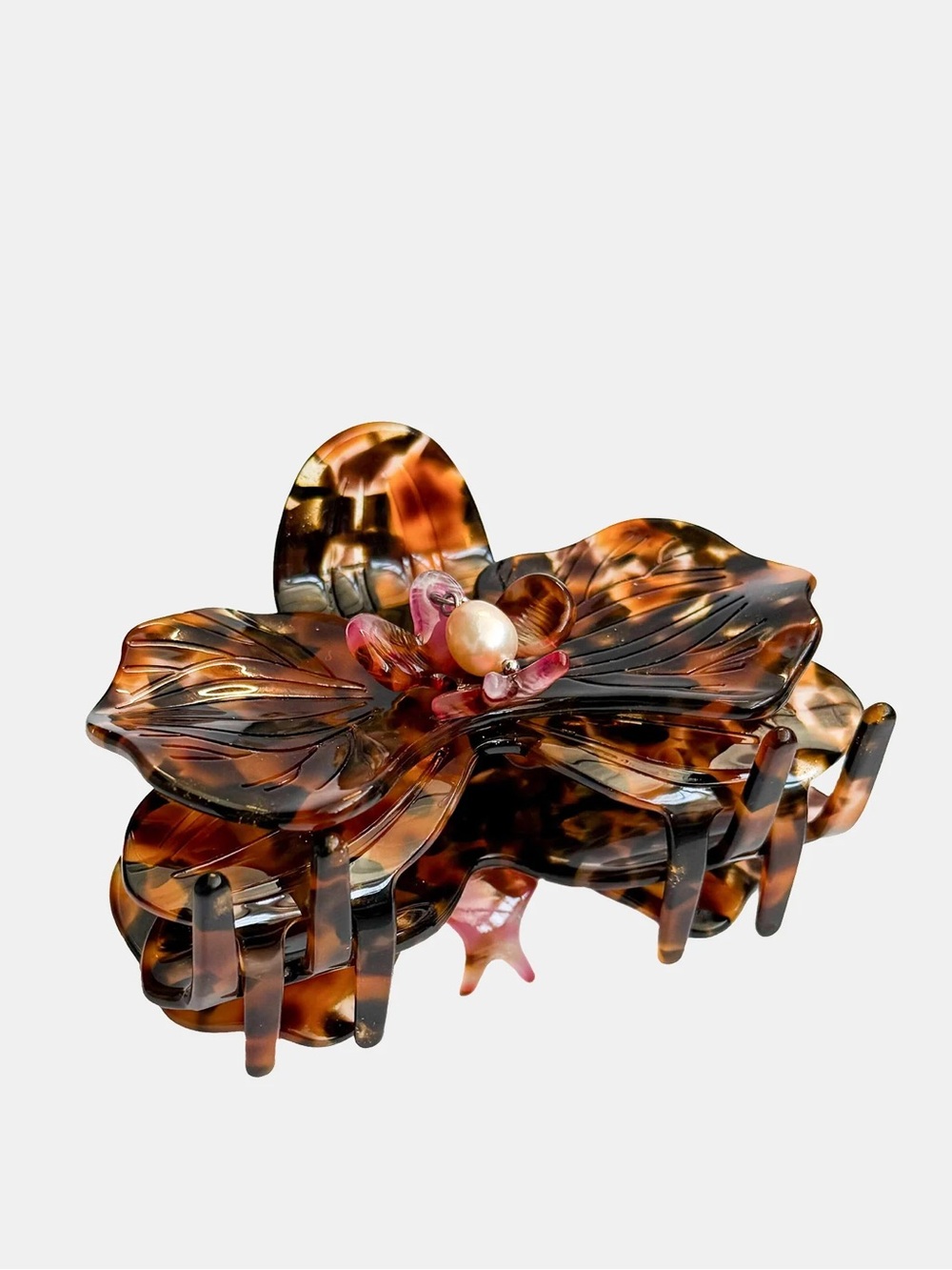 Chunks Orchid Claw in Leopard NEW WITH TAGS NWT